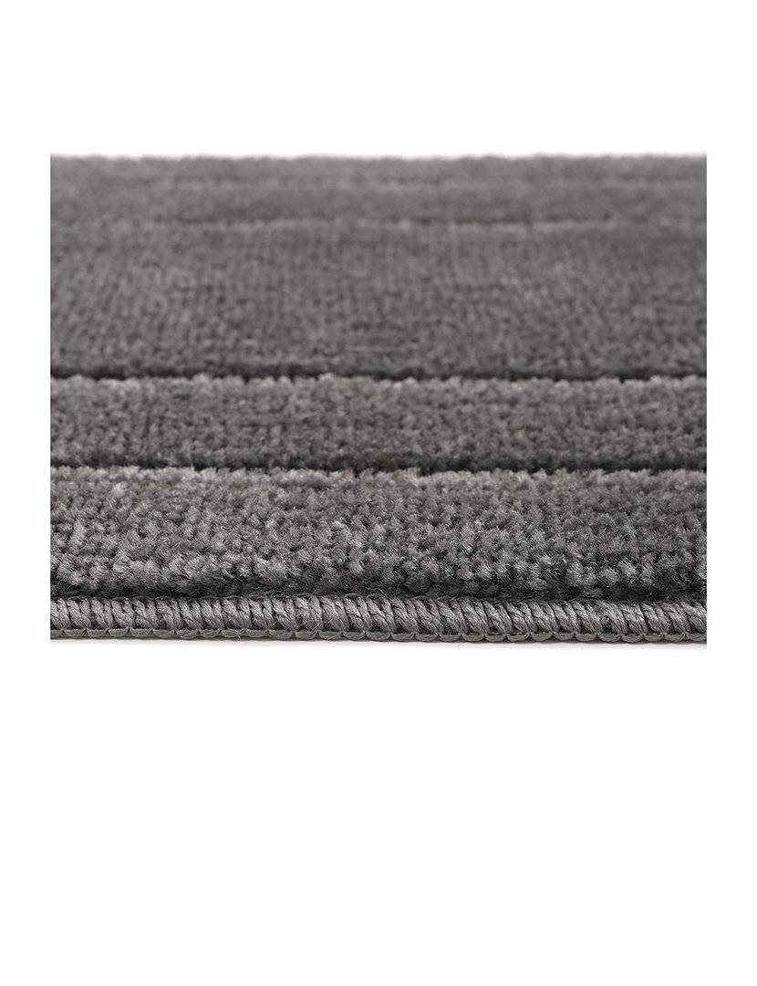 Set of 2 Bath Mats House Bath Cerceve Anthracite