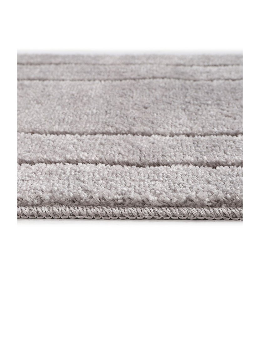 Set of 2 Bath Rugs Cerceve Grey