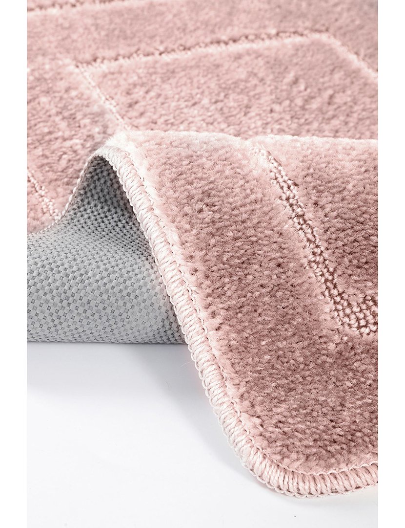 Set of 2 Bath Rugs Home Cerceve Mink