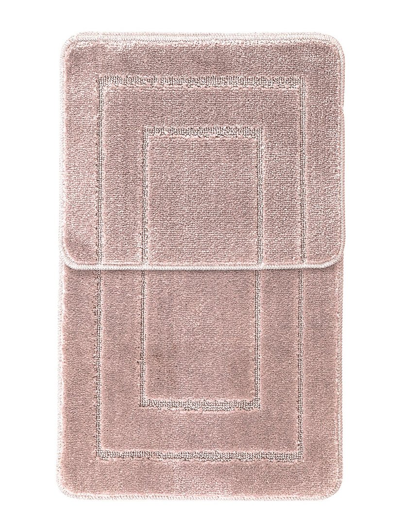 Set of 2 Bath Rugs Home Cerceve Mink