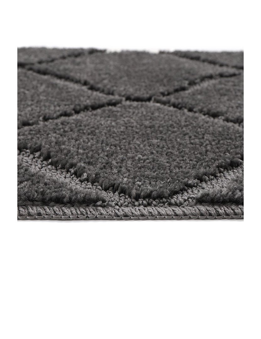 Set of 2 Anthracite Bath Mats