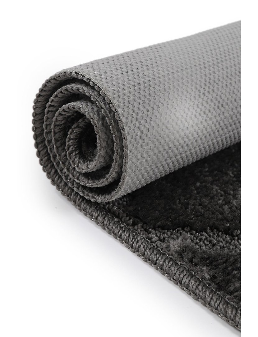 Set of 2 Anthracite Bath Mats