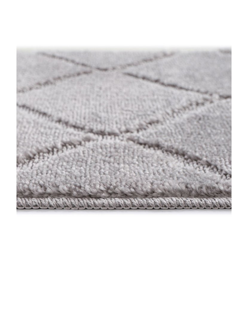 Set of 2 Bath Mats Cizgili Grey