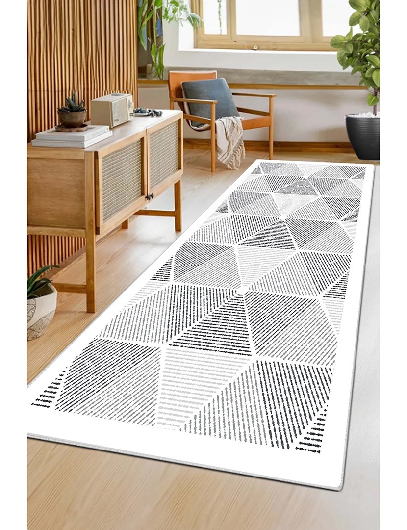 Tapete Ecora Rectangle Grey