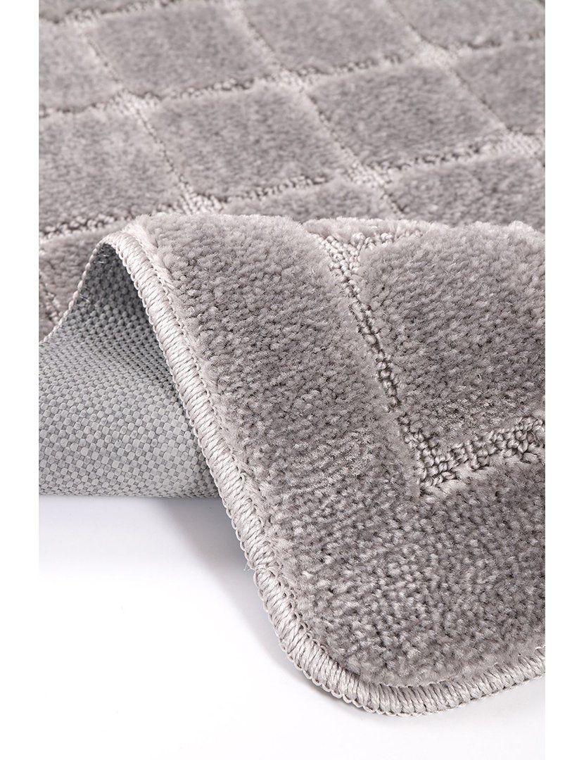 Set of 2 Kareli Grey Bath Mats