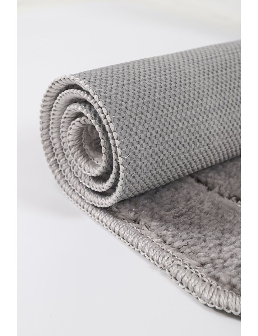 Set of 2 Kareli Grey Bath Mats