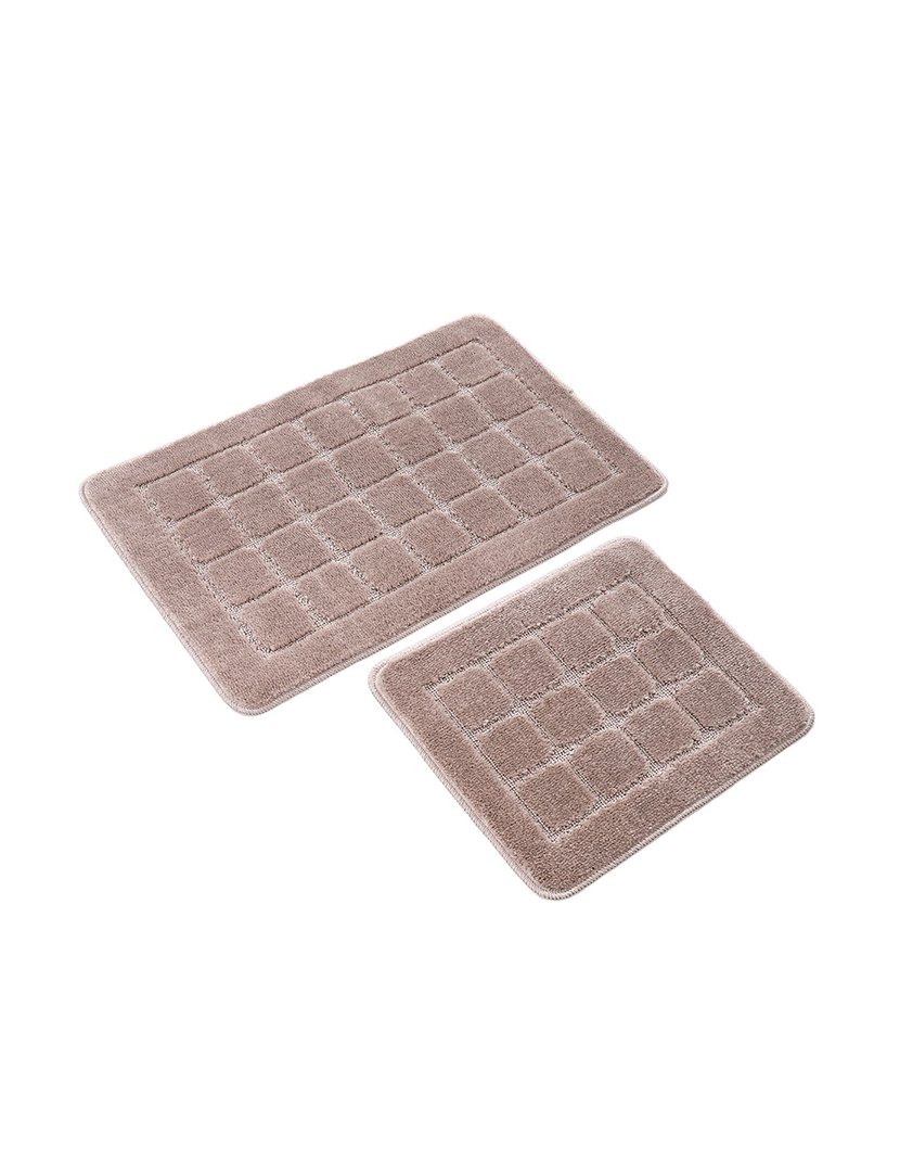 Set of 2 Kareli Mink Bath Rugs