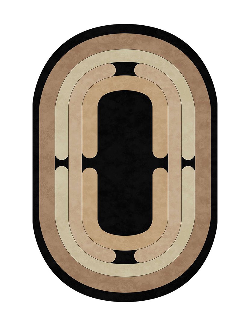 Tapete Oval Sftkece045-Oval