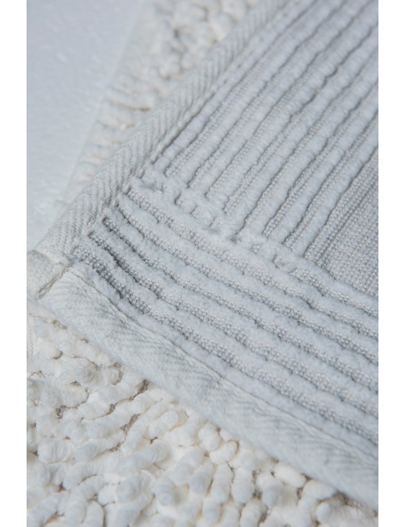 Conjunto 2 Tapetes Casa Banho Stone Ecru