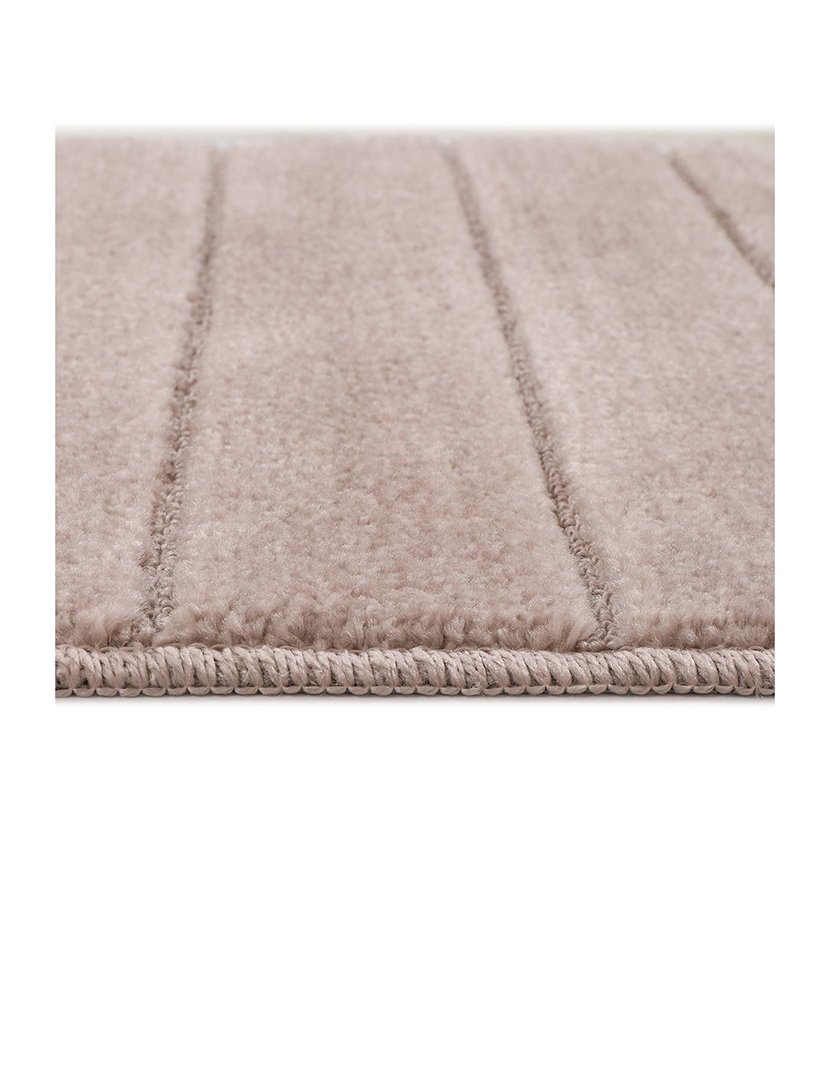 Conjunto 2 Tapetes Casa Banho Yeni Cizgili Mink