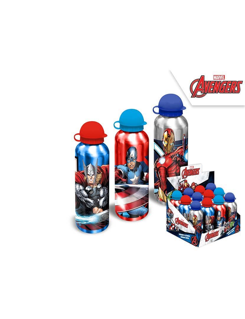 Garrafa De Alumínio Avengers 500Ml