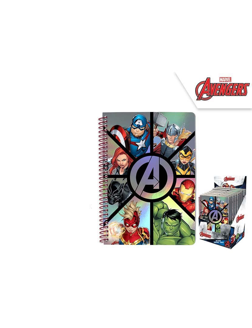 Caderno A5 Avengers