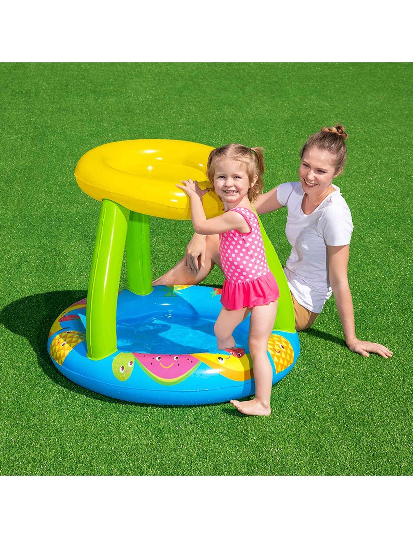Piscina Infantil Fruta Com Telhado 94 X