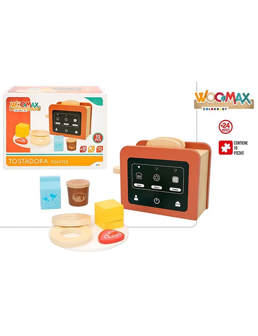 Torradeira Madeira C/ 9 Acess. +24M 4759