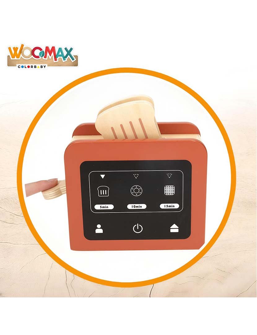 Torradeira Madeira C/ 9 Acess. +24M 4759