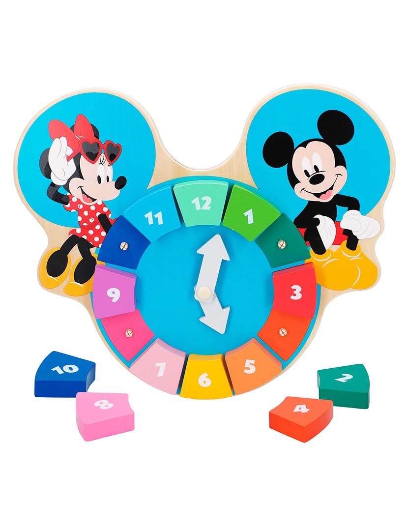 Disney Relógio Puzzle Madeira D25 Cm