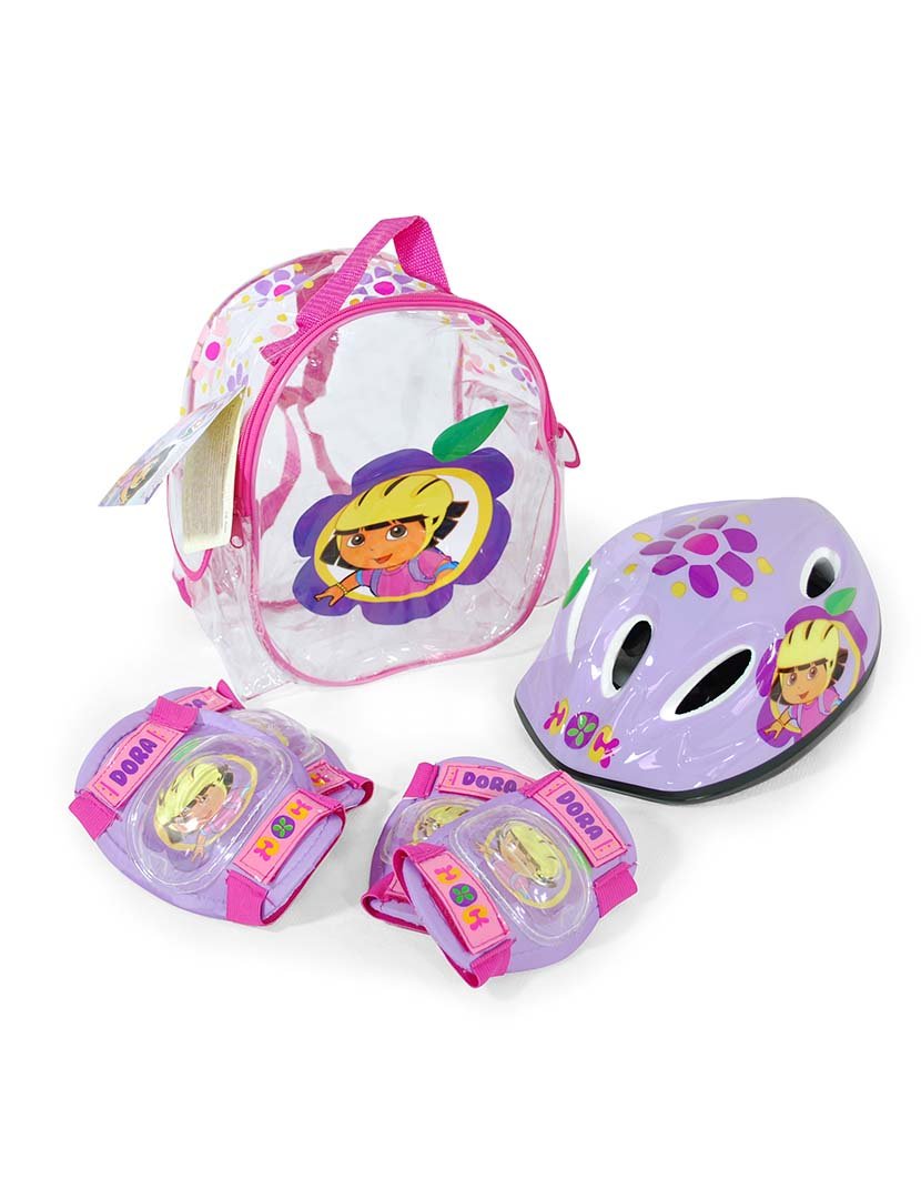 Mochila + Capacete + Proteções Lilás