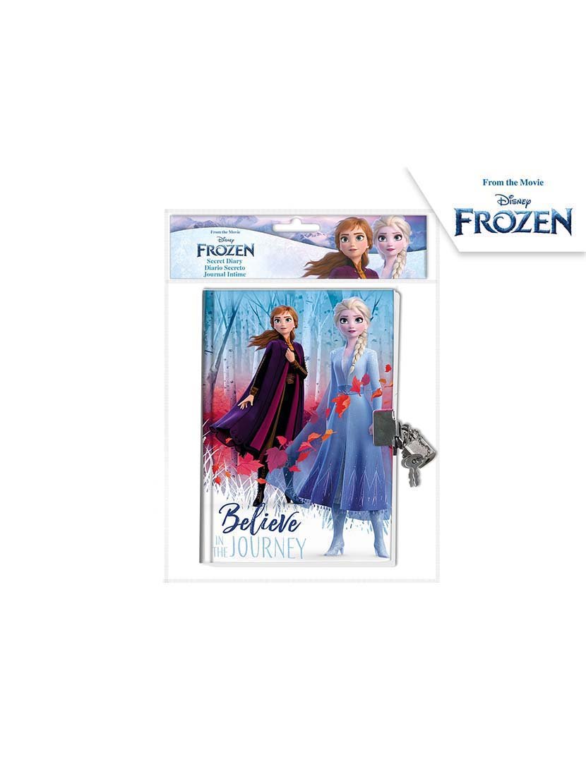Diário Com Cadeado Frozen 2