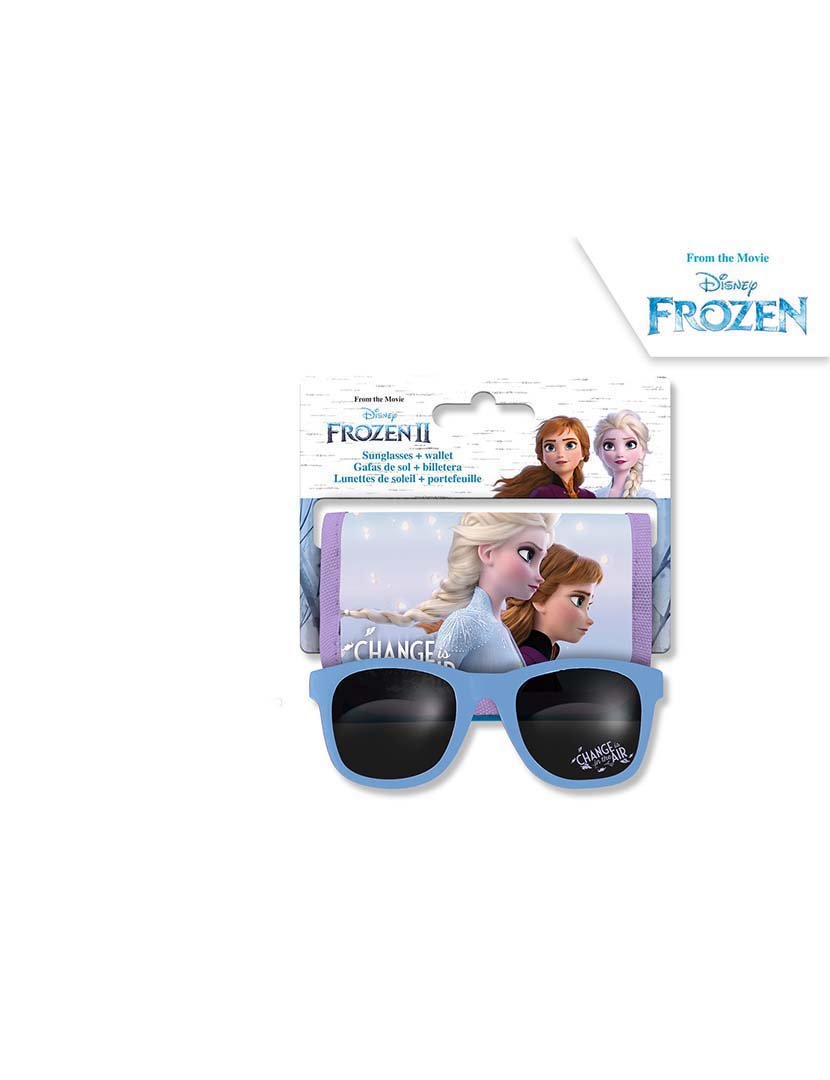 Conjunto Óculos De Sol + Carteira Frozen