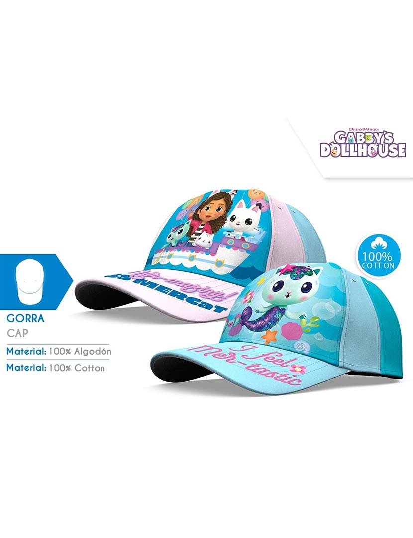 Boné Tam 52/54Cm Gabbys Dollhouse 8X3