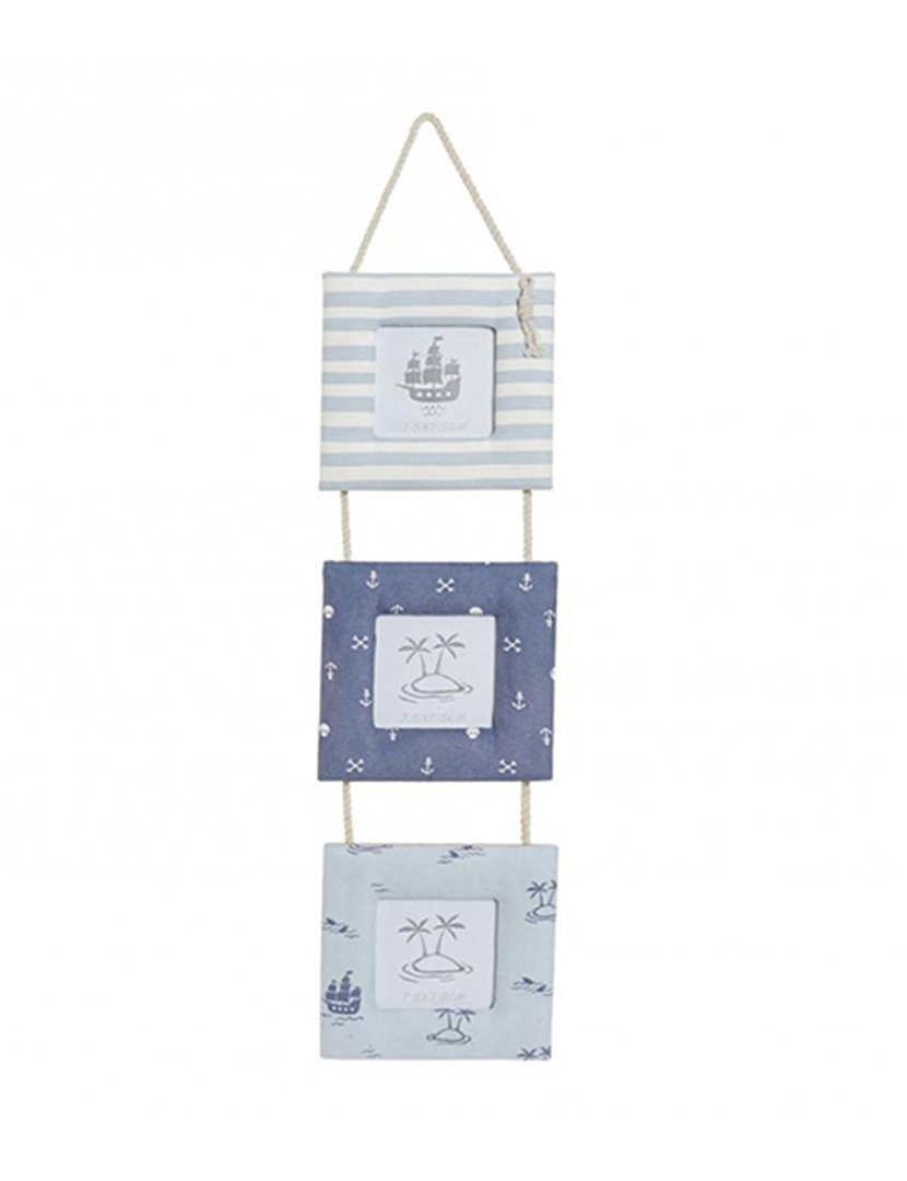 Moldura Multifoto It Azul Marinho