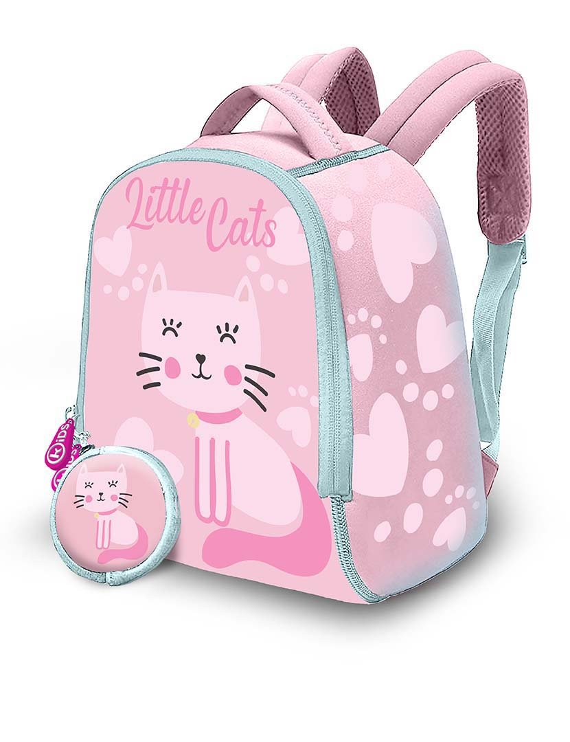 Mochila Neopreno 25Cm Gatinhos