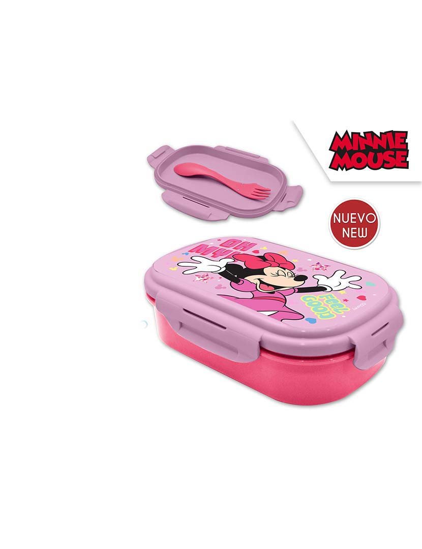 Sandwicheira Retangular Com Tampa Minnie