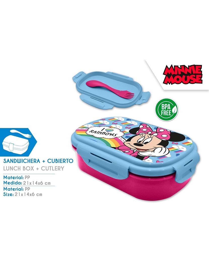 Sandwicheira Com Tampa Minnie 6X1