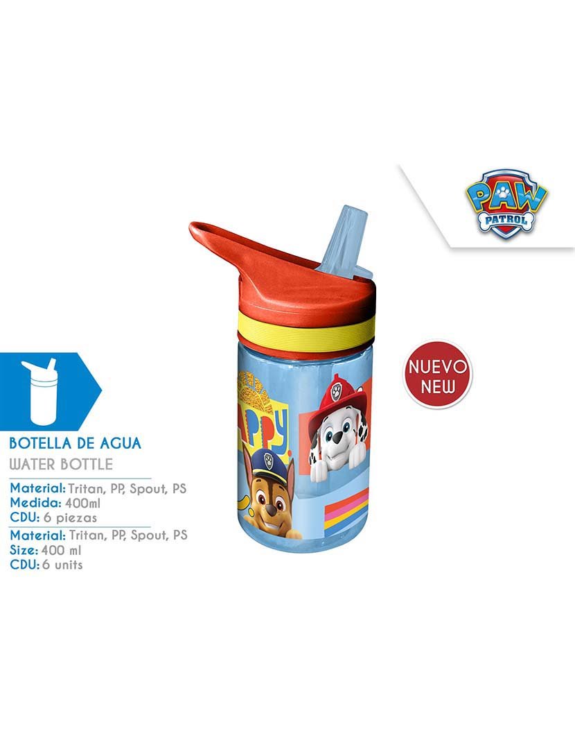 Garrafa 400 Ml Paw Patrol