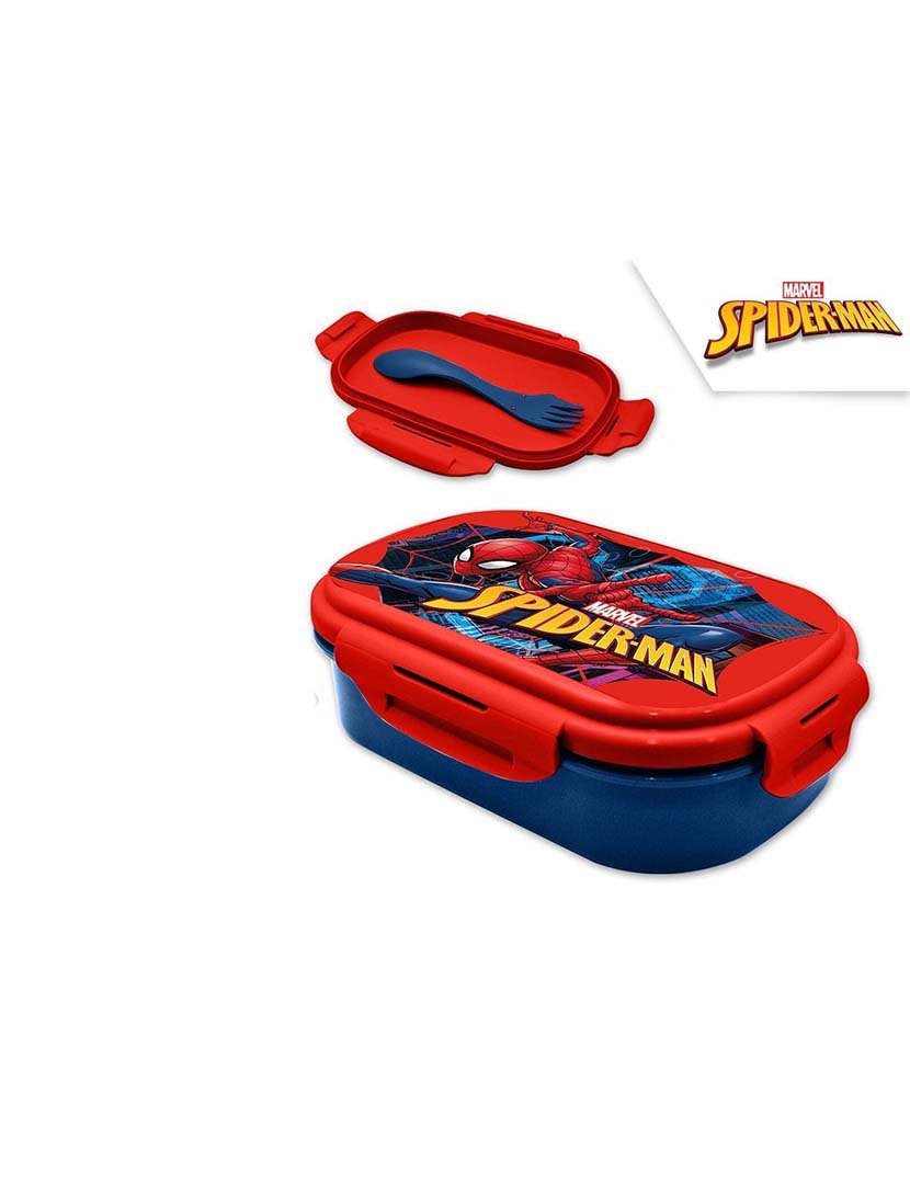 Sandwicheira Com Tampa Spiderman 6X1