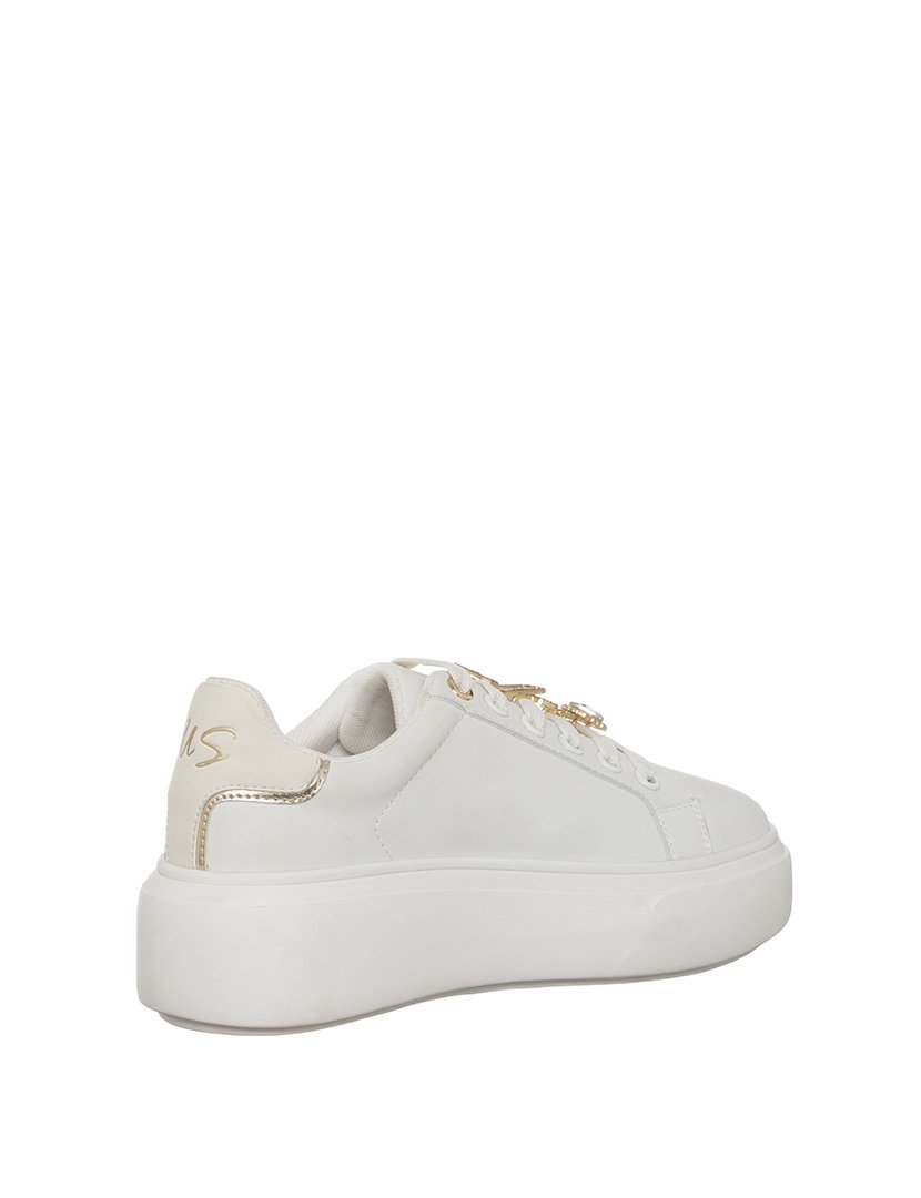 Ténis Aflame Senhora Branco e Dourado