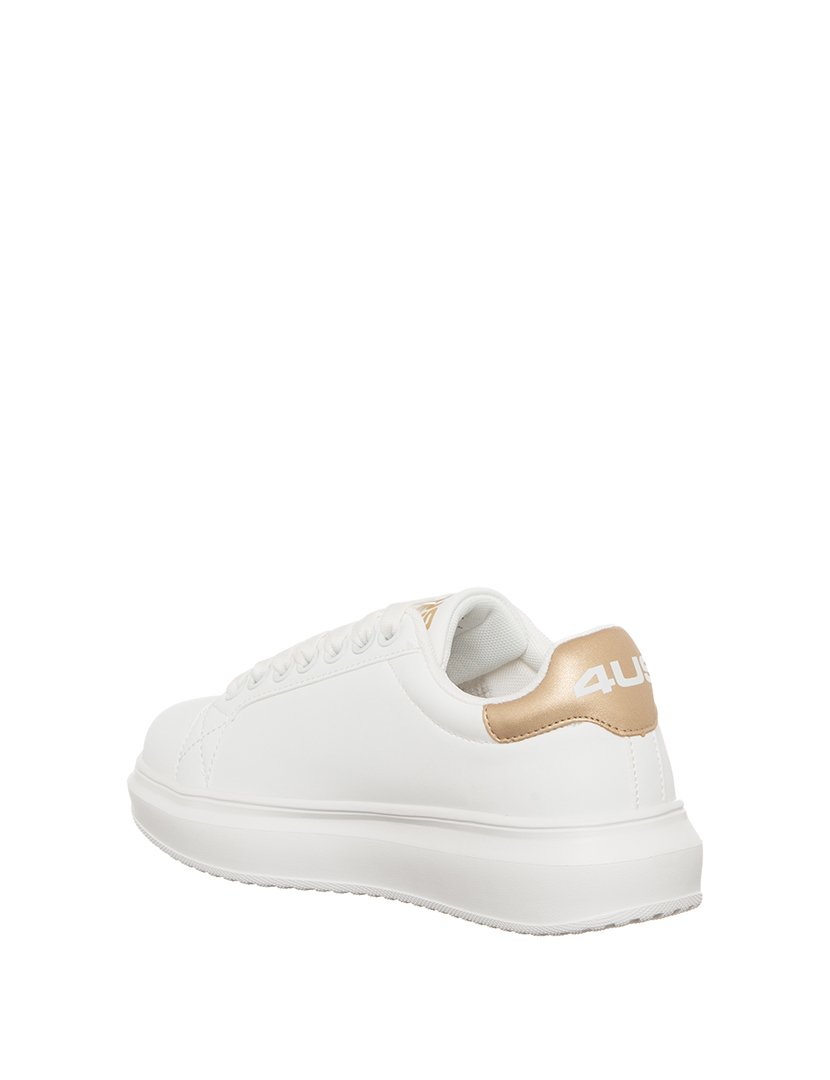 Ténis Ivy Senhora Branco e Dourado