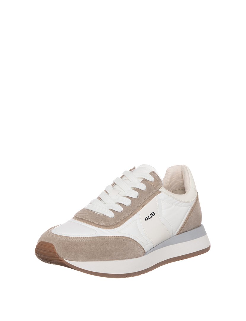 Ténis Paul 100 Homem Branco e Castanho