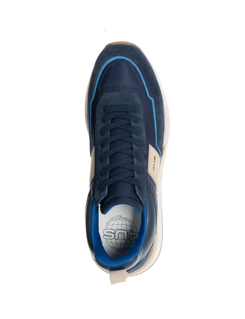 Ténis Sean 300 014B Homem Azul e Bege