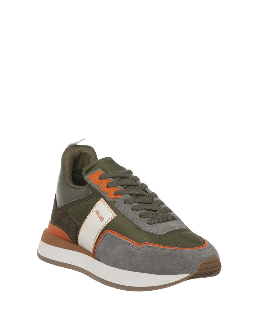 Ténis Sean Homem Verde e Laranja