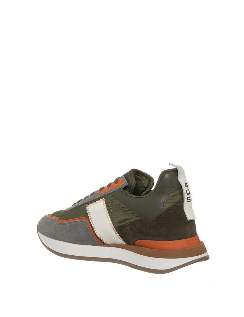 Ténis Sean Homem Verde e Laranja