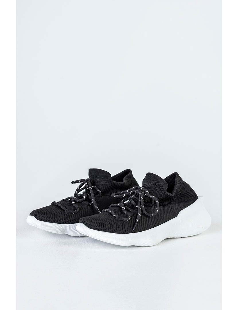 Ténis Senhora Preto e Branco