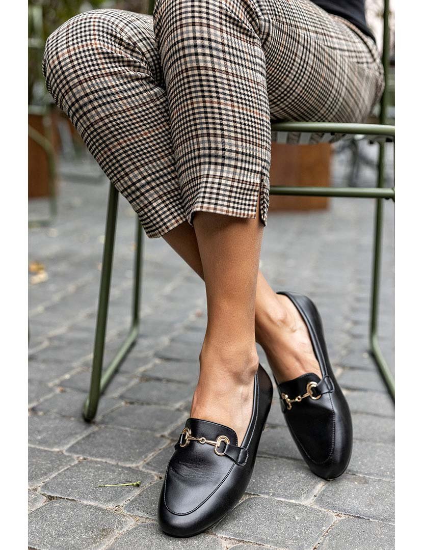 Mocassins Senhora Preto