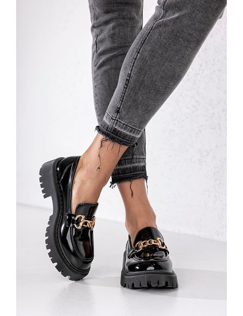 Mocassins Senhora Preto