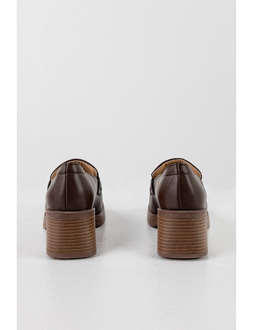 Sapato de Salto Senhora Castanho