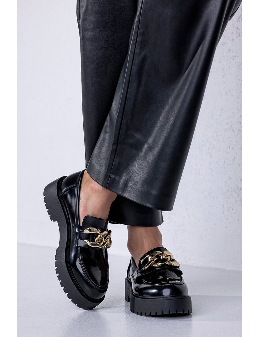 Mocassins Senhora Preto