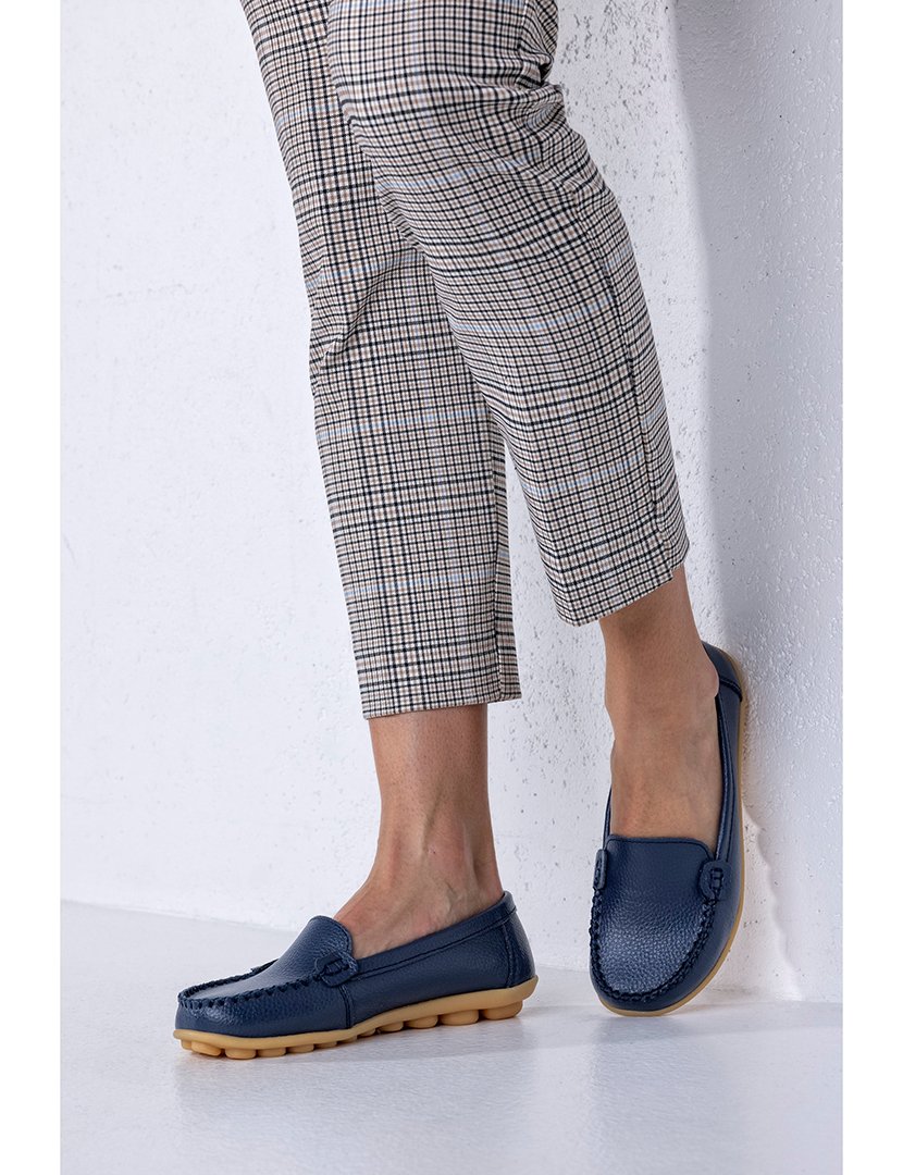 Mocassins Senhora Azul