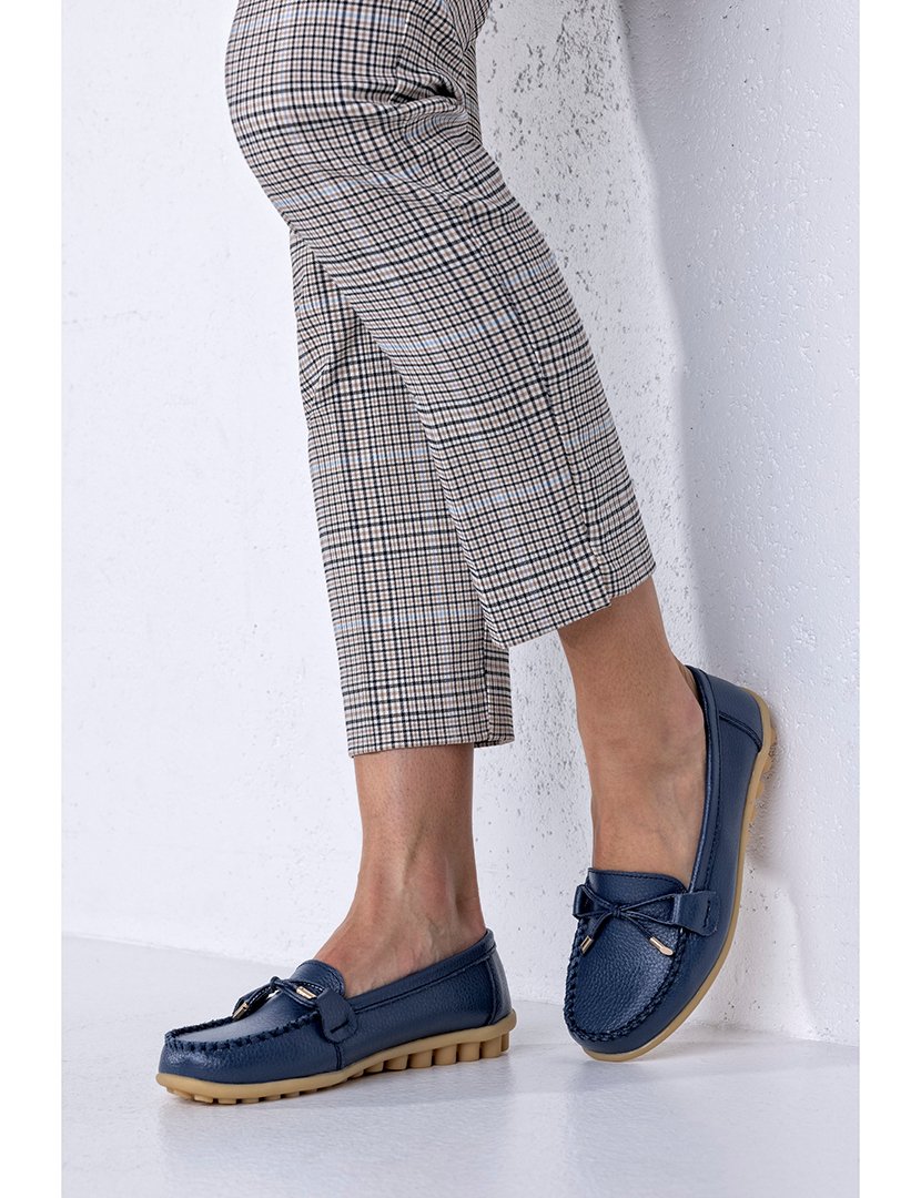 Mocassins Senhora Azul