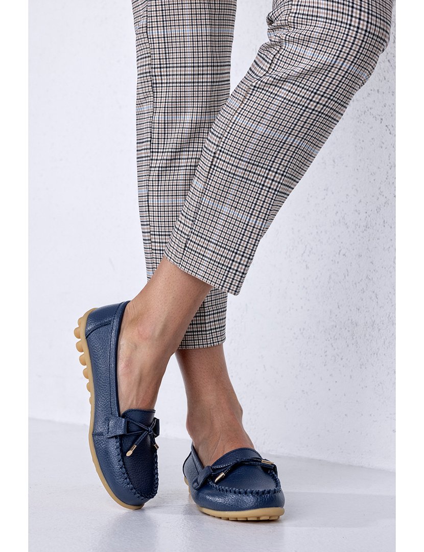 Mocassins Senhora Azul