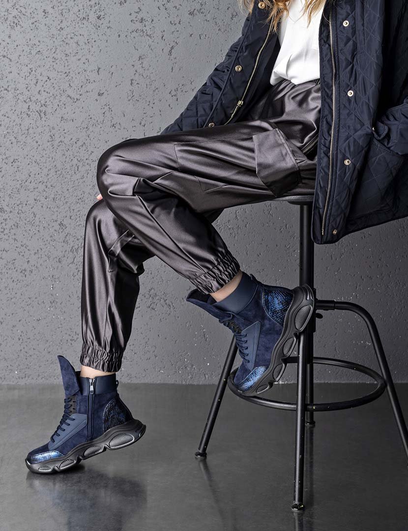 Ténis Bota Senhora Azul