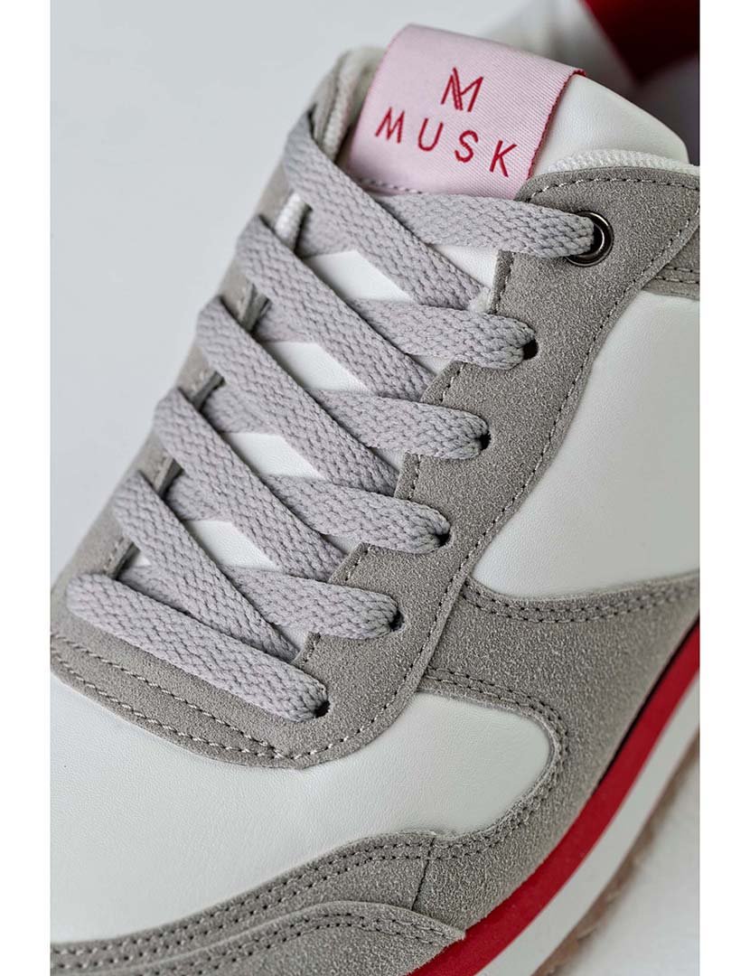 Ténis Senhora Branco e Cinzento