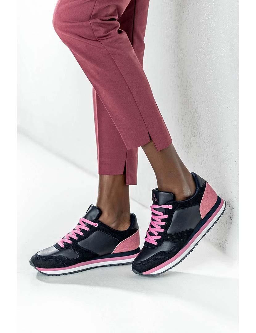 Ténis Senhora Azul e Rosa