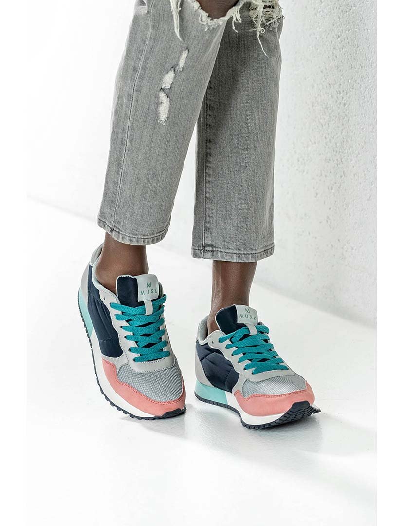 Ténis Senhora Azul e Cinzento