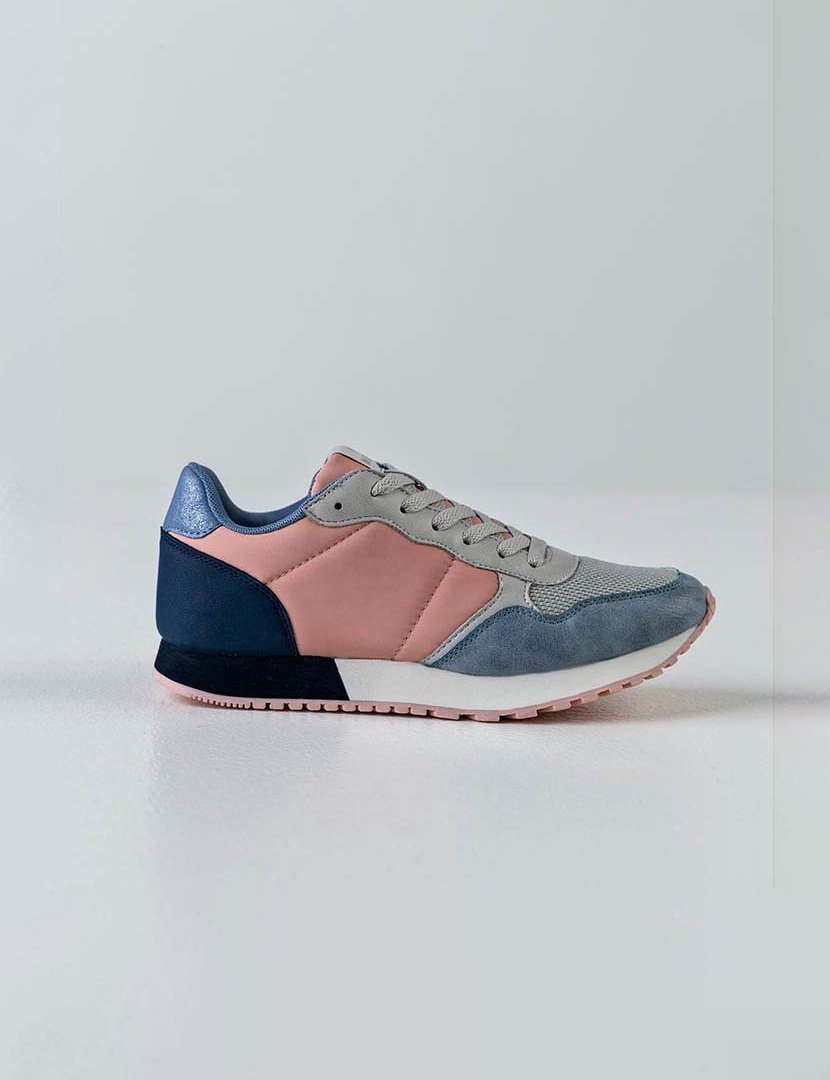 Ténis Senhora Rosa e Cinzento