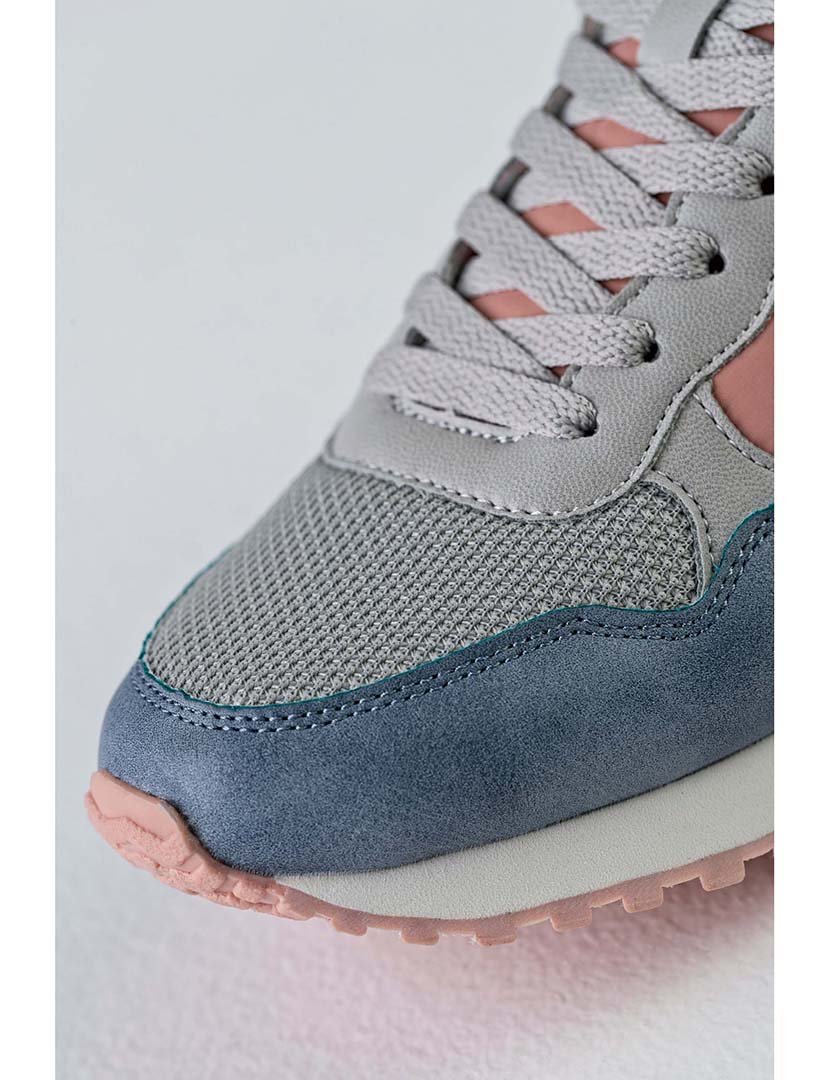 Ténis Senhora Rosa e Cinzento